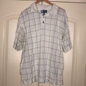 Men’s Jos A Bank Leadbetter Golf Polo; Size L